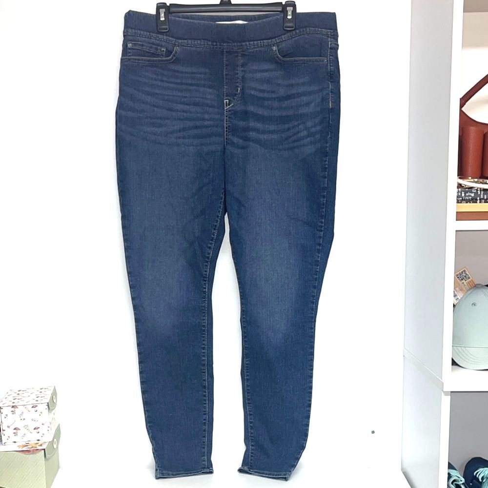 Levi Strauss Sz 18L Totally Shaping Pull-On Skinny Jeans #levis #classic #tall